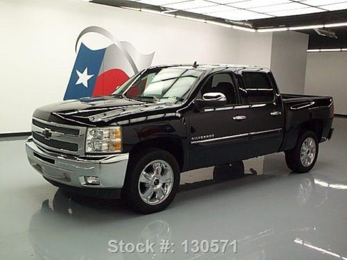 2012 chevy silverado lt crew 5.3l 6-pass 20&#034; wheels 21k texas direct auto