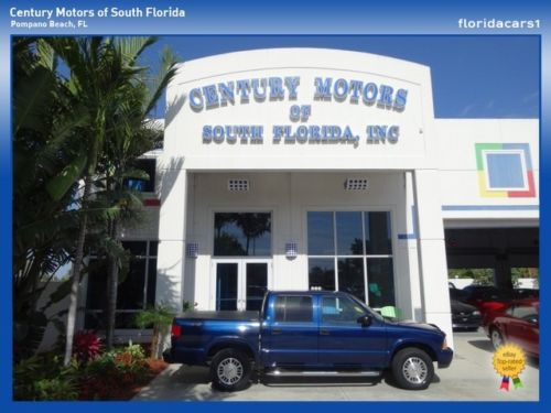 2001 gmc sonoma crew cab 4x4 4wd 4.3l v6 auto low mileage cpo warranty