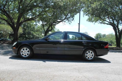 Fl one owner super low mileage black stunning s500 benz trade in nav heated