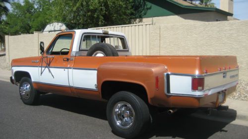 1973 Chevy Dually with "ORIGINAL PAINT", FRESH ENGINE AND TRANS. See Pics, image 3