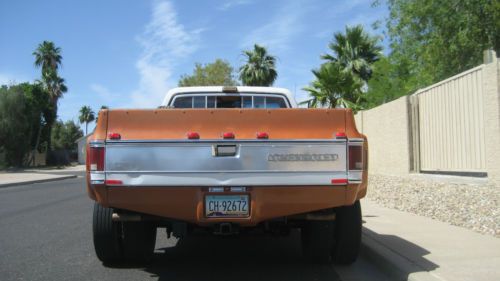 1973 Chevy Dually with "ORIGINAL PAINT", FRESH ENGINE AND TRANS. See Pics, image 4