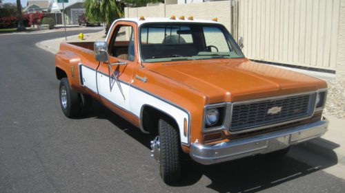 1973 Chevy Dually with "ORIGINAL PAINT", FRESH ENGINE AND TRANS. See Pics, image 13