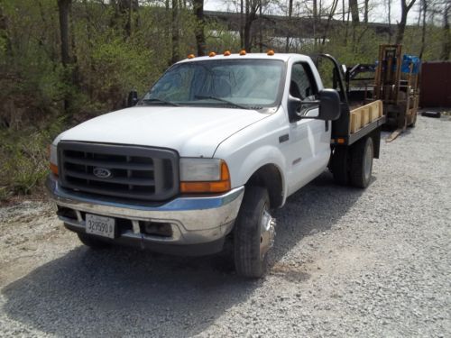 2000 ford f-550 diesel flatbed