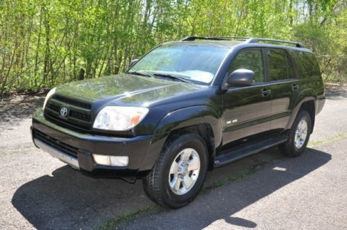 2004 toyota 4runner sr5 sport utility 4-door 4.0l no reserve 4wd clean carfax