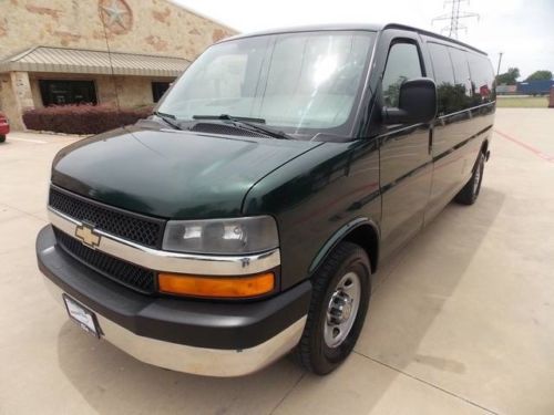 Chevy g3500 1 owner fleet maintained chrome bumpers non smoker forest green