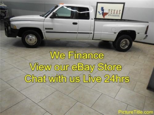 98 ram 3500 dually 2wd 5 speed 5.9 cummins diesel we finance texas