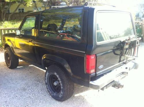 1990 ford bronco ii 2.9 6 cyl 5 speed 110k driver new clutch runs strong