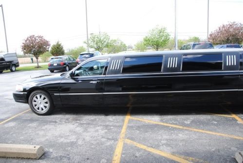 LIMO LIMOUSINE  LINCOLN TOWN CAR FORD BLACK 2004 STRETCH Low miles LUXURY GOOD, US $19,500.00, image 5