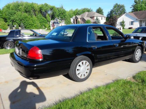 2009 Ford Crown Victoria Police Interceptor Sedan 4-Door 4.6L Black on Black, US $7,500.00, image 3
