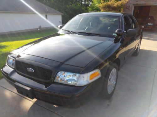 2009 Ford Crown Victoria Police Interceptor Sedan 4-Door 4.6L Black on Black, US $7,500.00, image 5
