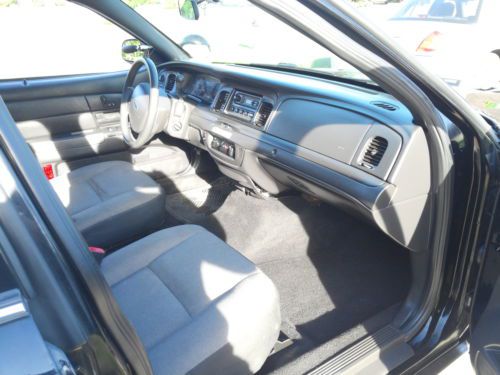 2009 Ford Crown Victoria Police Interceptor Sedan 4-Door 4.6L Black on Black, US $7,500.00, image 8