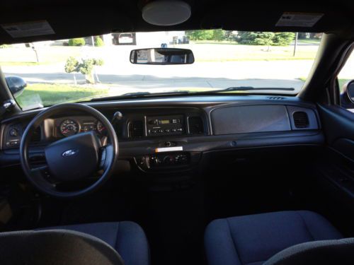 2009 Ford Crown Victoria Police Interceptor Sedan 4-Door 4.6L Black on Black, US $7,500.00, image 17
