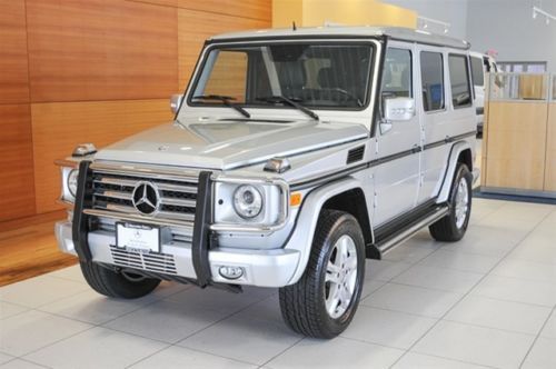 Certified 2011 g550 silver on black w nav leather moonroof backup cam no reserve