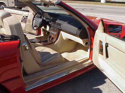 93 Mercedes 500sl       low mileage one owner with 2 tops, image 6