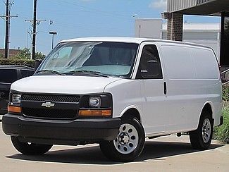 2012 chevrolet express cargo van one owner clean carfax cargo divider v6