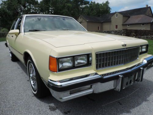 1986 chevrolet caprice base sedan 4-door 5.0l