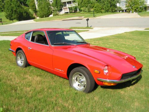 1973 240z red with black interior. restored