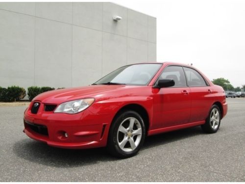 2006 subaru impreza 2.5i sedan red super clean sharp look must see