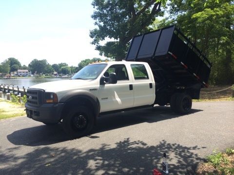 2005 ford f450 diesel super crew dump bed truck - 73k miles