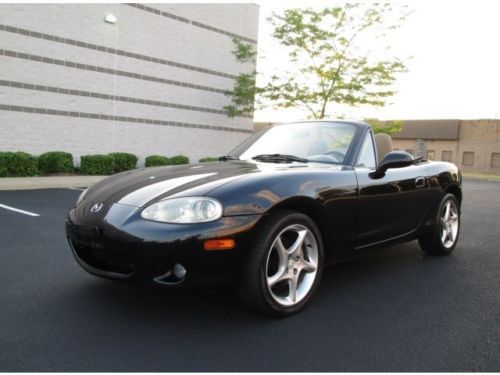 2001 mazda miata ls 5 speed only 64k miles black loaded 1 owner super clean