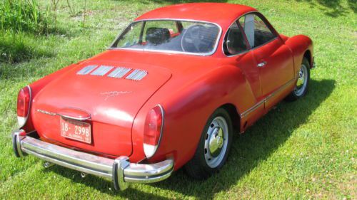 1974 karman ghia coupe matching numbers just completed restoration no rust vw