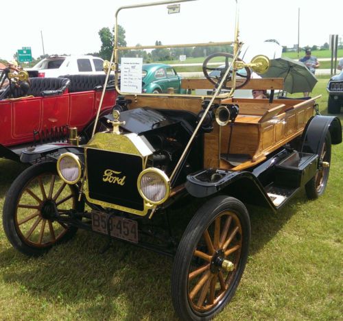 Fresh off restore 1916 brass era model t truck numbers matching car block also!!