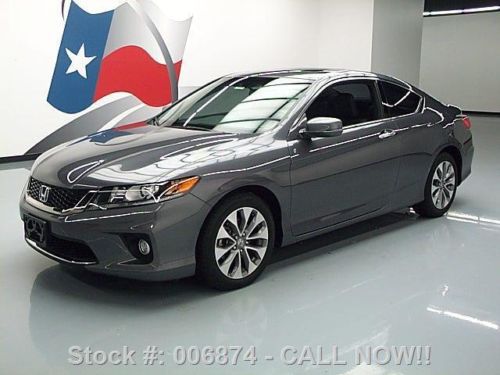 2013 honda accord ex-l coupe sunroof nav rear cam 14k texas direct auto