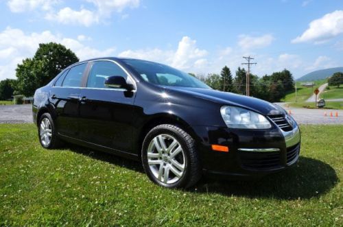 2007 volkswagen jetta *2owners*leather*loaded*5-spdmanual*black/black