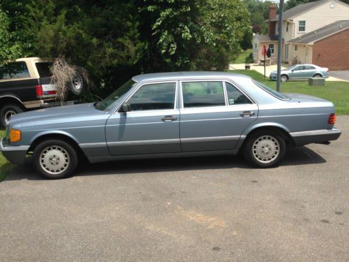 1986 mercedes-benz 420sel base sedan 4-door 4.2l