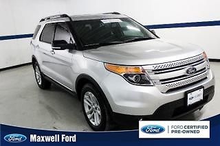 13 explorer xlt 4x2, leather, navi, dual dvd&#039;s, pwr liftgate, rev cam, 1 owner!