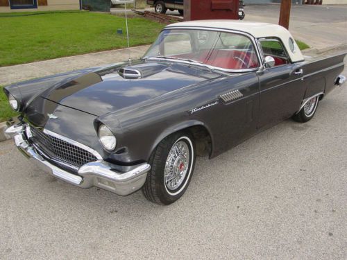 1957 t-bird thunderbird 2 tops 3 speed overdrive restored wow