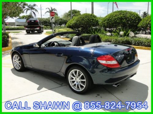 2006 slk350 268hp v6, only 38,000miles, automatic, satradio, rare blue combo,wow