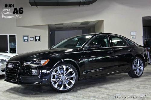 2013 audi a6 2.0t quattro sedan $52k+msrp premium plus 20 wheels side assist $$