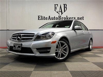 2013 c250 14k-sport pkg-navigation-hk sound-clean carfax *no reserve*