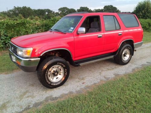 1992 toyota 4runner sr5 sport utility 4-door 3.0l