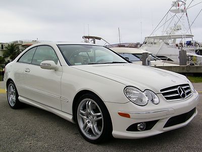 1 owner! clean hist! low mles! mercedes clk550! amg! htd sts! south fl car!