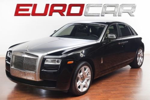 Rolls royce ghost, 320,355.00 msrp, black piano wood, white piping,10 11 12