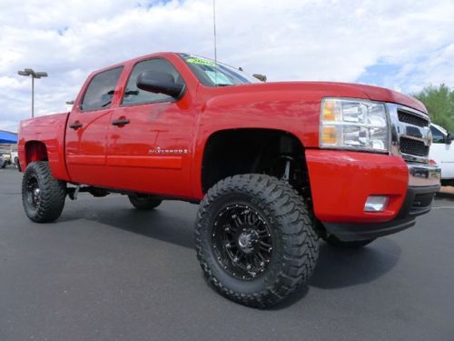 2008 chevrolet chevy silverado 1500 crew cab lt 4x4 off road custom lifted truck