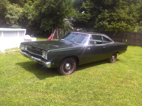 1968 plymouth road runner hemi track pack rotissere restored