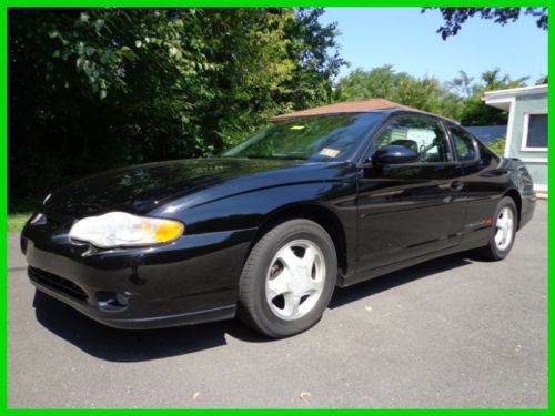 01 chevy monte carlo ss v-6 auto leather sunroof one own clean carfax no reserve