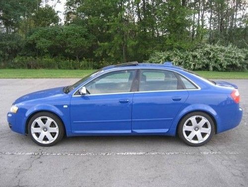 2004 audi s4 sedan 4.2l v8 nogaro blue