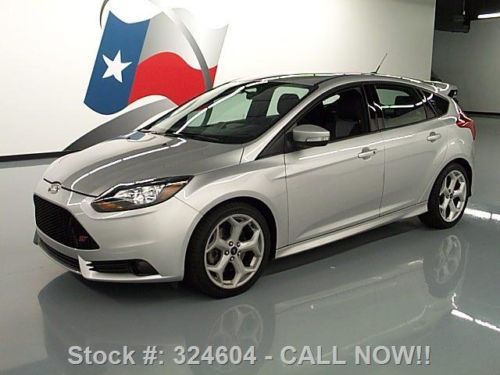 2013 ford focus st hatchback 6-speed 18&#034; wheels 17k mi texas direct auto