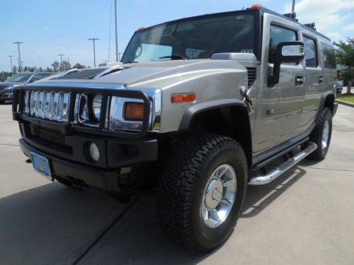 2005 hummer h2 suv sunroof 4wd leather one owner