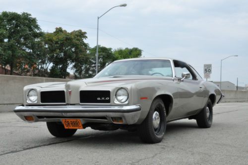 1973 pontiac gto 4-speed 400 c.i. coupe base hardtop 2-door 6.6l 40,000 miles