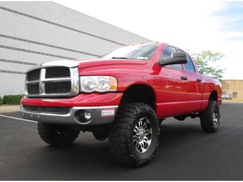 2003 dodge ram 2500 slt 4x4 red loaded upgraded rims and tires 1 of a kind look