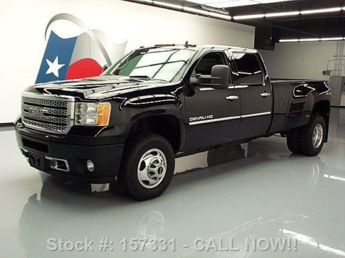 2014 gmc sierra 3500 denali 4x4 diesel drw sunroof nav! texas direct auto