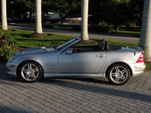 2002 mercedes-benz slk32 amg roadster convertible