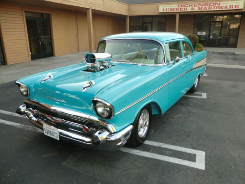 1957 chevy belair $150k resto a/c overdrive trans no reserve 1955 1956
