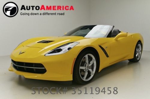2014 chevy corvette stingray 3lt convert nav rear cam bose sound clean carfax
