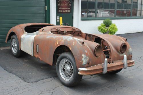 1956 jaguar xk 140 roadster rolling body shell (no reserve)